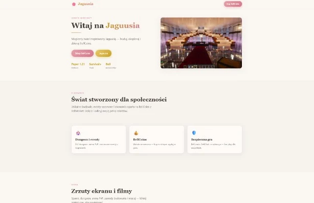 Jaguusia, strona główna
